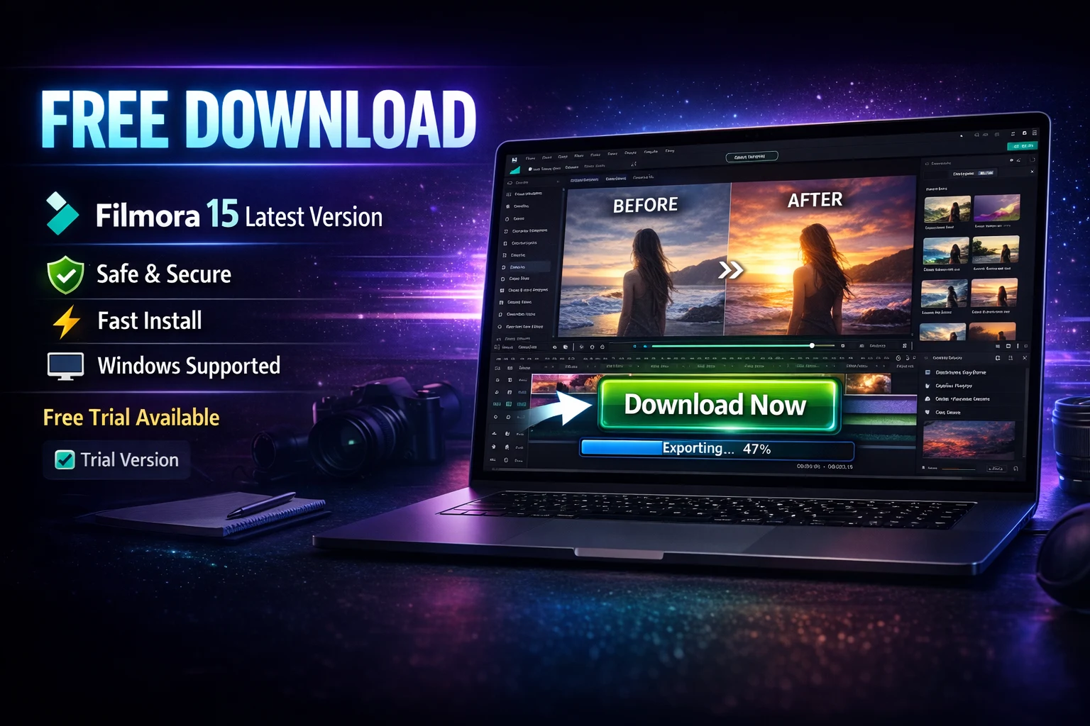 FILMORA 15 LATEST VERSION DOWNLOAD NOW